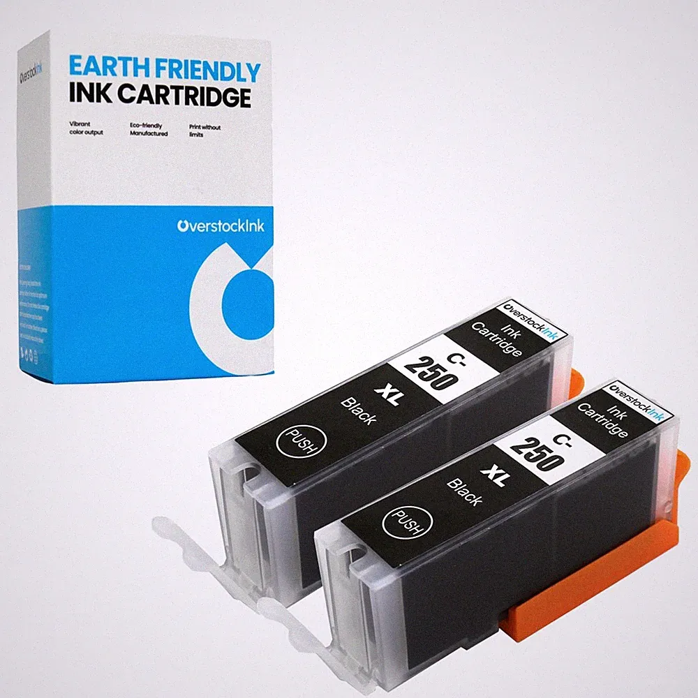 2PK OSI Compatible PGI-250XL PGBK Ink Cartridge fits Canon PIXMA iP8720 iX6820