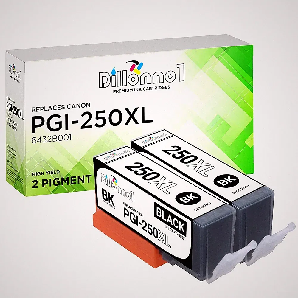 2PK PGI250XL PGI-250 XL Ink For Canon Pixma iP MG MX Wireless Photo All-In-One