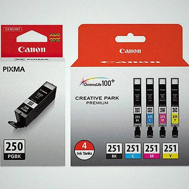 5 pack GENUINE Canon PGI-250 CLI-251 Ink Cartridges For PIXMA MX722 MX922