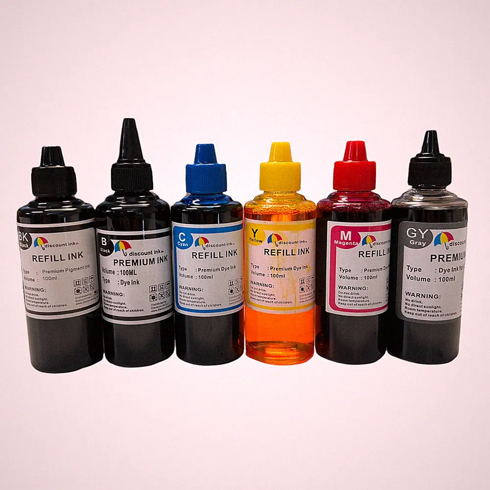 6x100ml Refill ink for Canon PGI-250 CLI-251 Pixma MX922 MG7120 gray