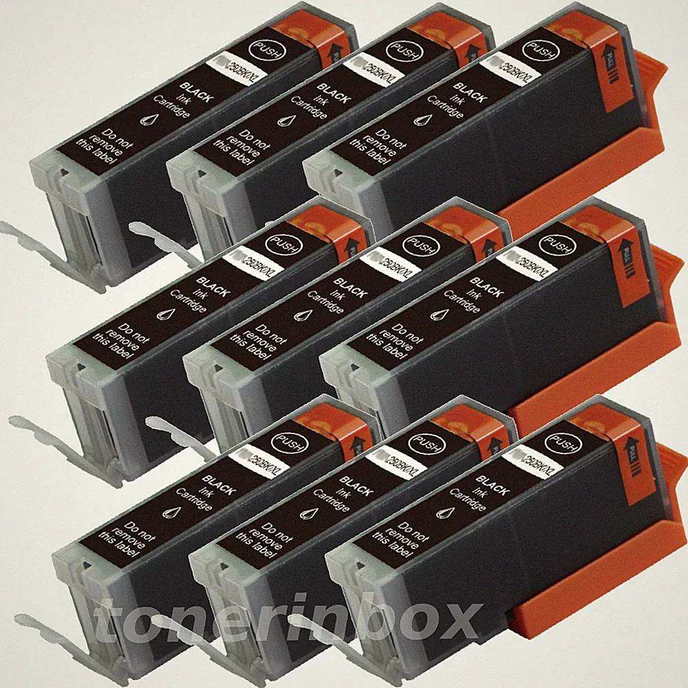 9 Pk PGI-250XL PGI250 XL BK Ink For Canon Pixma MG5420 MG5520 MG6320 MX722 MX922