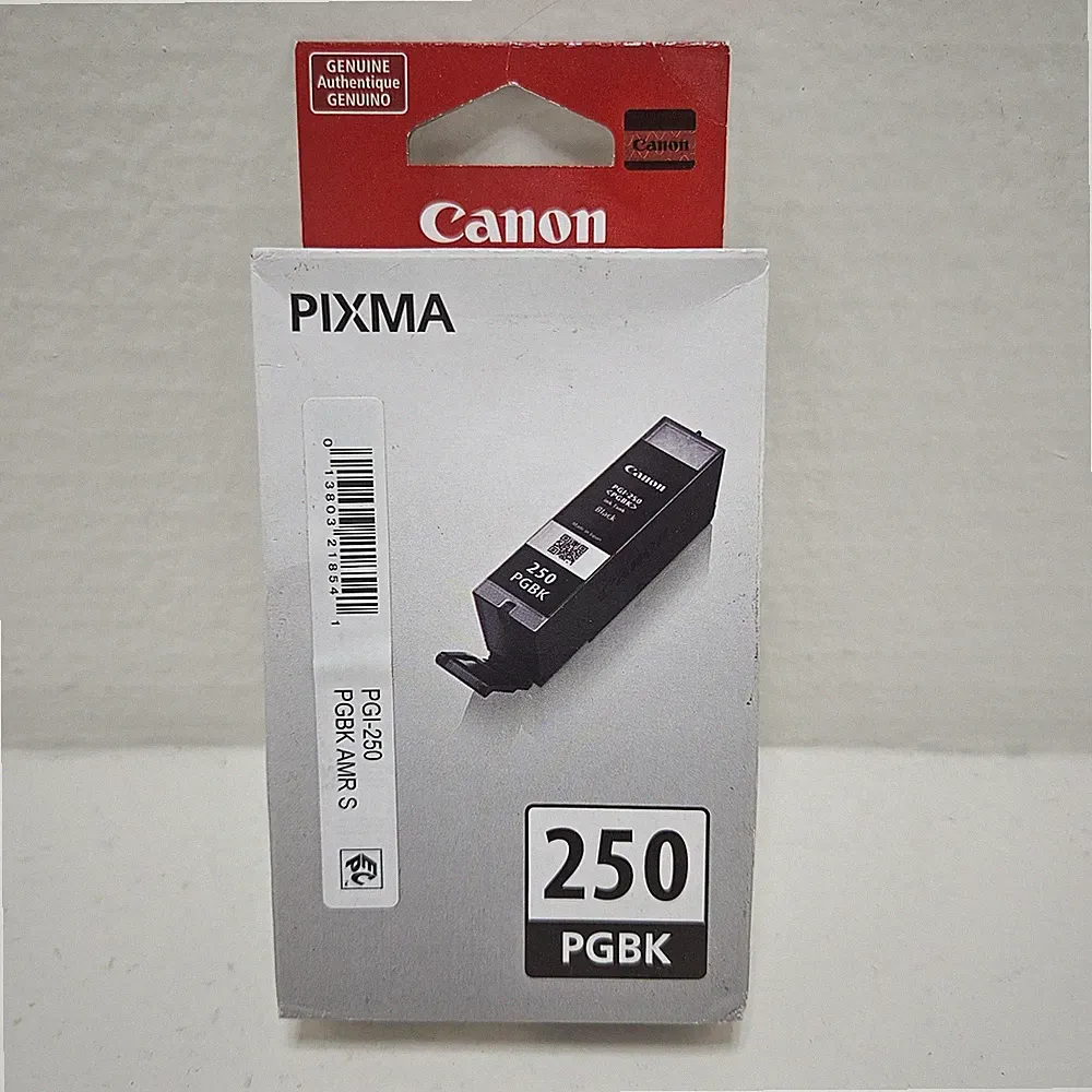 Canon PGI-250 PGBK Black Ink Cartridge Genuine OEM PIXMA New Sealed