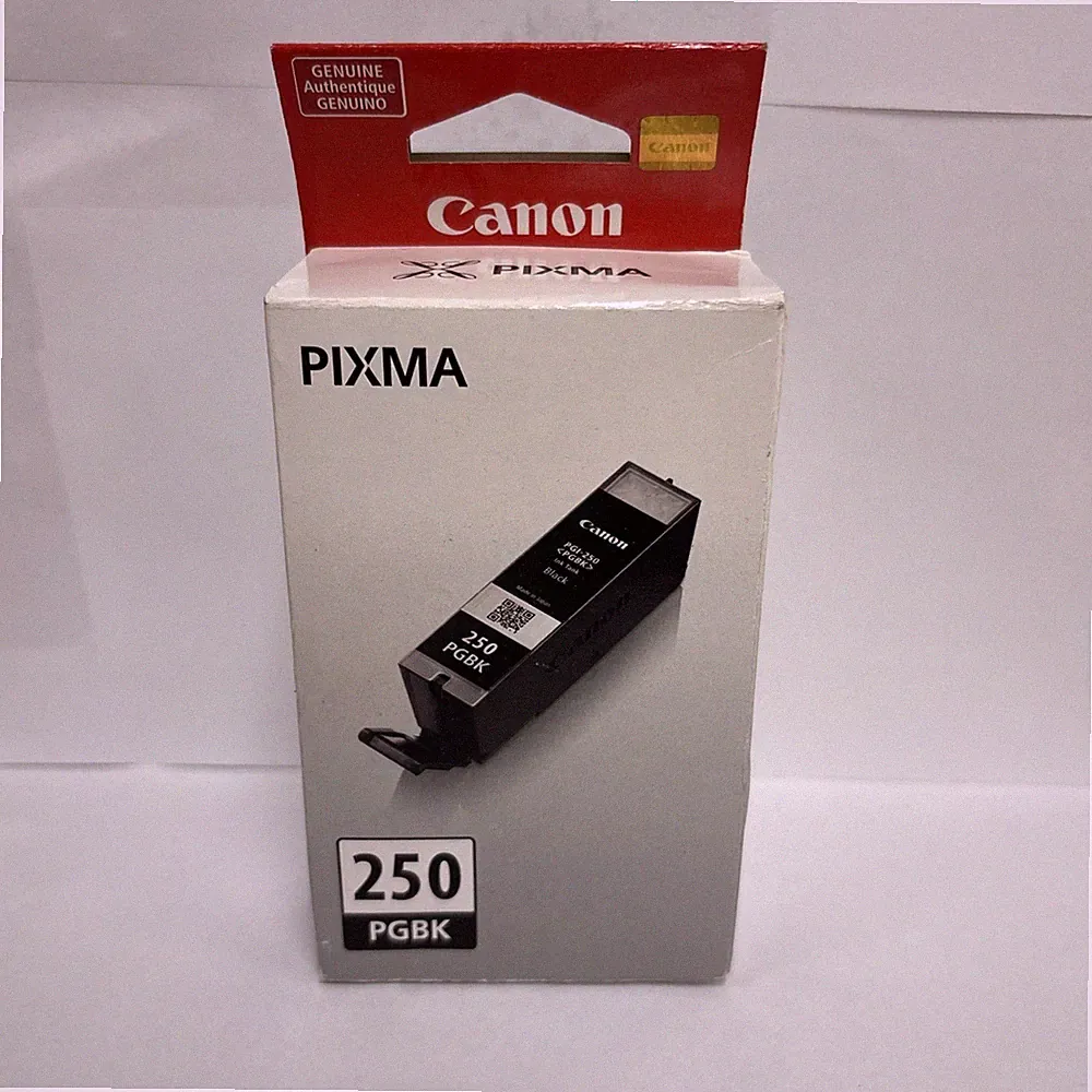 CANON PIXMA PGI-250PGBK 250 GENUINE BLACK INK CARTRIDGES NEW SEALED!