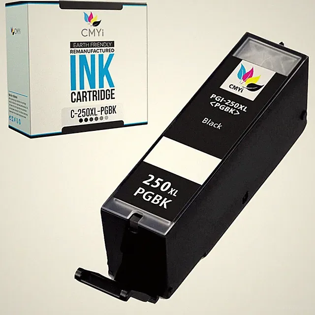 CMYi 1-Pack 250XL Ink Cartridge PGBK for Canon PIXMA iP7220 iP8720 iX6820 MG5420
