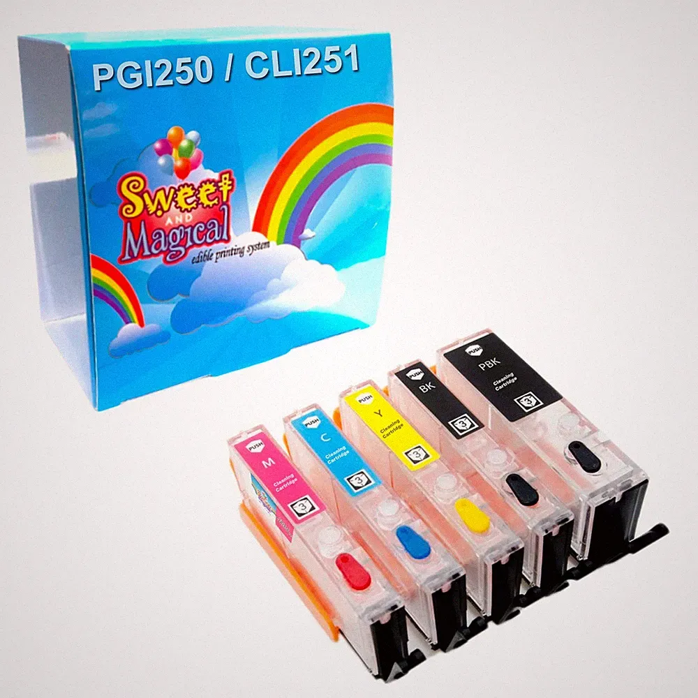 EDIBLE CLEANING CARTRIDGES FOR CANON CLI-251 PGI-250 Not Ink cartridges