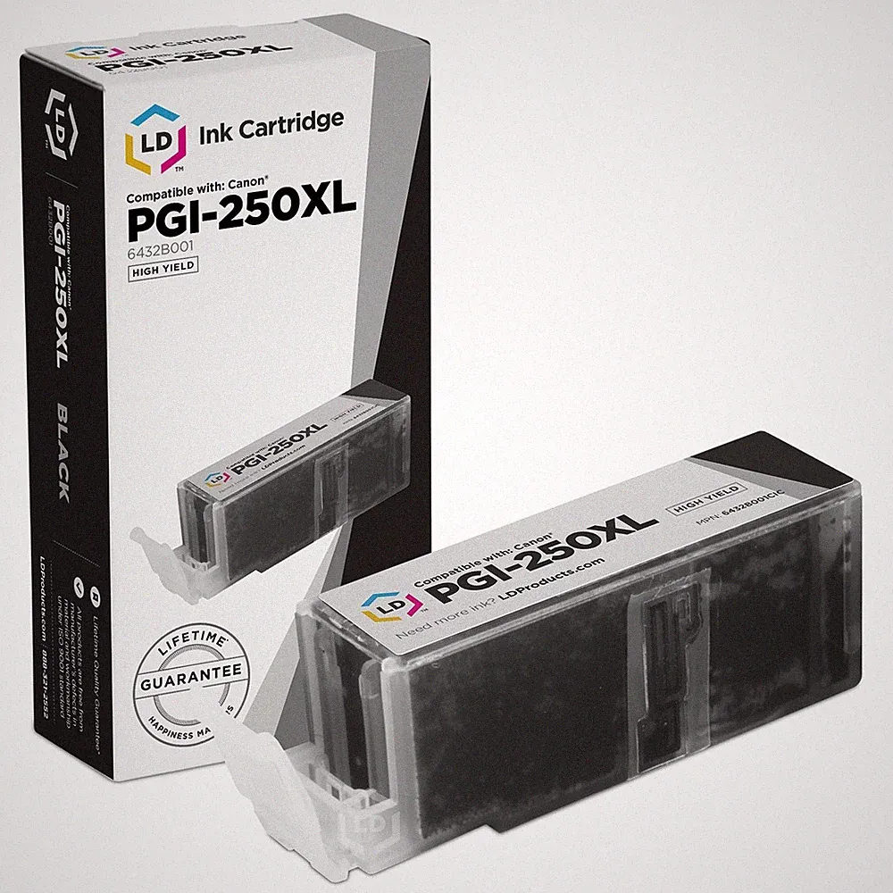 LD 6432B001 PGI250XL Black Ink Cartridge for Canon Printer