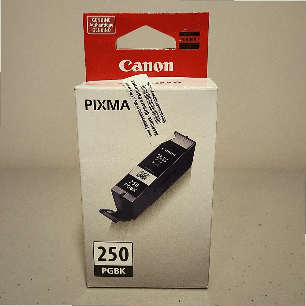 New Genuine Canon PIXMA PGI-250 (PGBK) Black Ink Cartridge Sealed